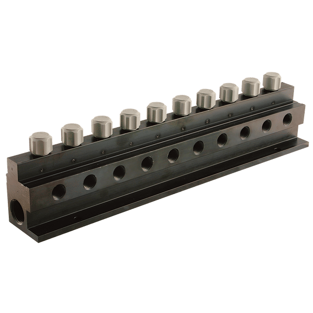 1/2" NPT IN X 10 Way 6MM Push-in Out