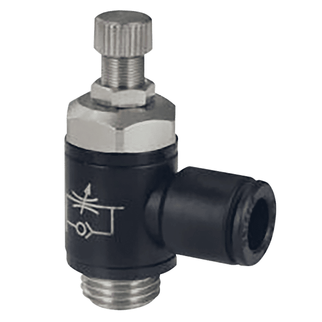 C Matic Elbow Flow Control 10MM - G1/4" Metric