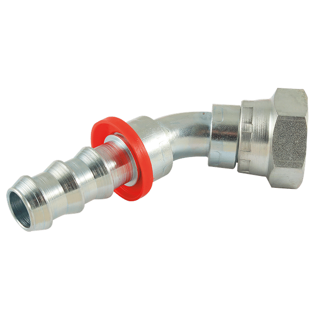 FT Pro 3/8" BSP Female X Hose Tail 45° Elbow