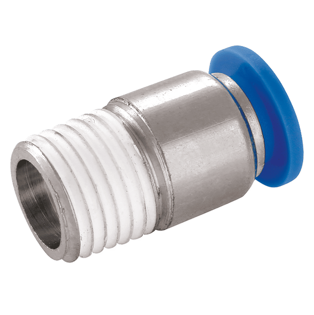 FT Pro 3/8" OD X 1/4" NPT Male Stud Push-in Round