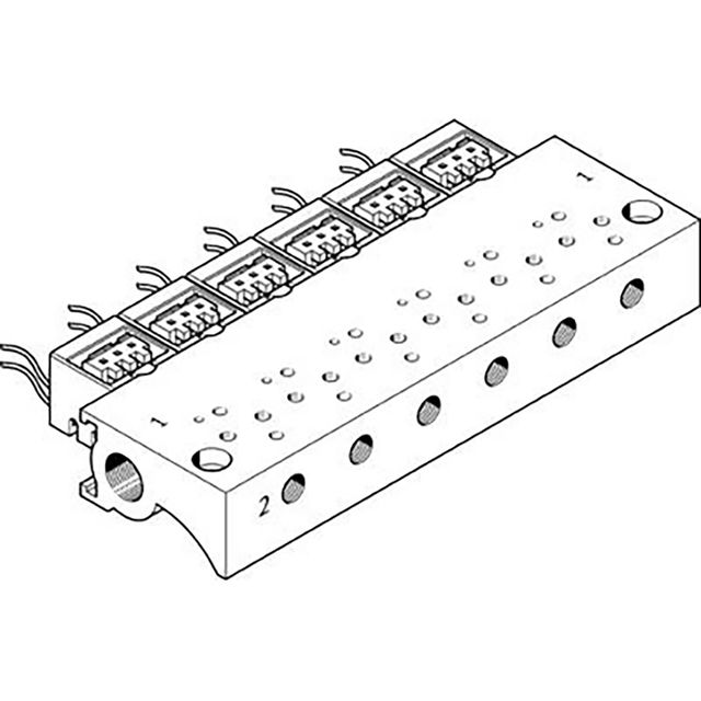 Festo MHA1-PR2-3-M3-PI Manifold Block