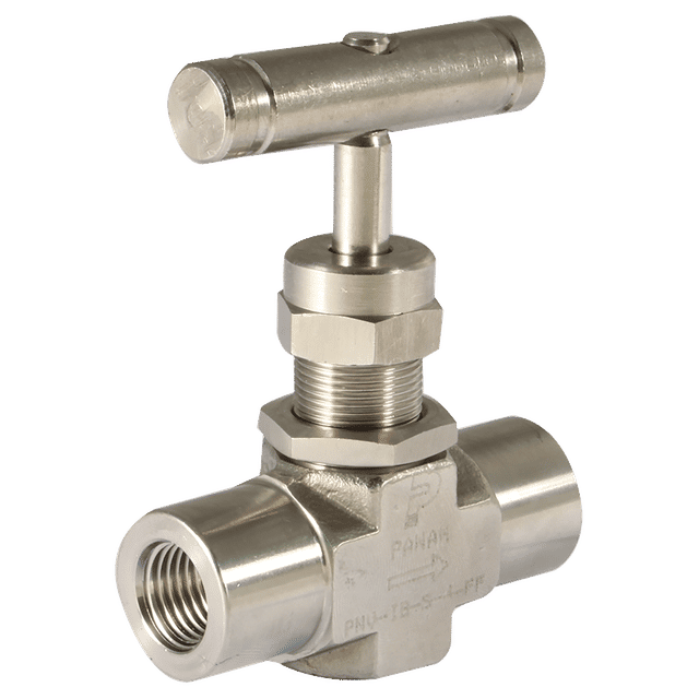 PANAM 1/4" NPTF F/F 6000PSI 316SS Needle Valve
