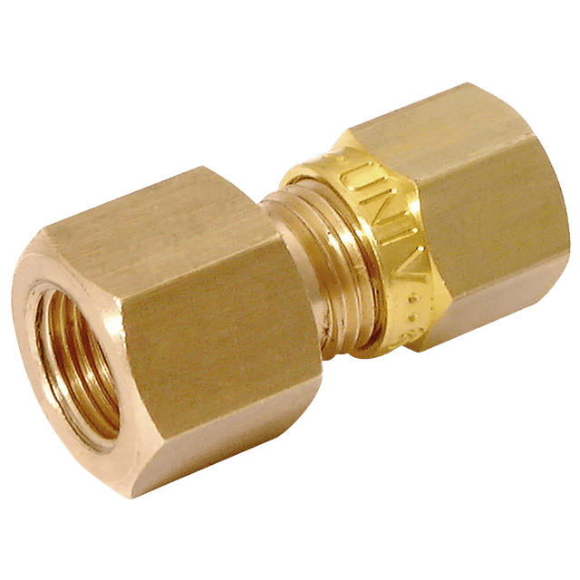 Wade 1/2" BSPP Female X 10MM OD Female Stud Coupling