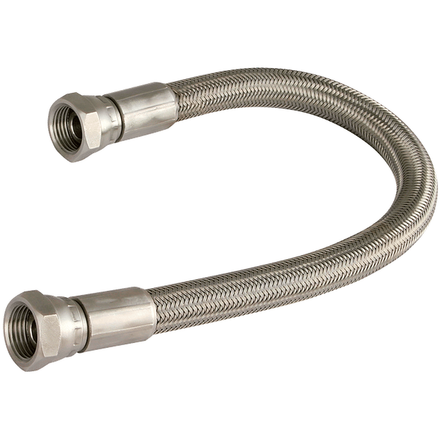 FT Pro 1/2" BSP Female X 1/2" ID Metallic Flexible Hose PTFE