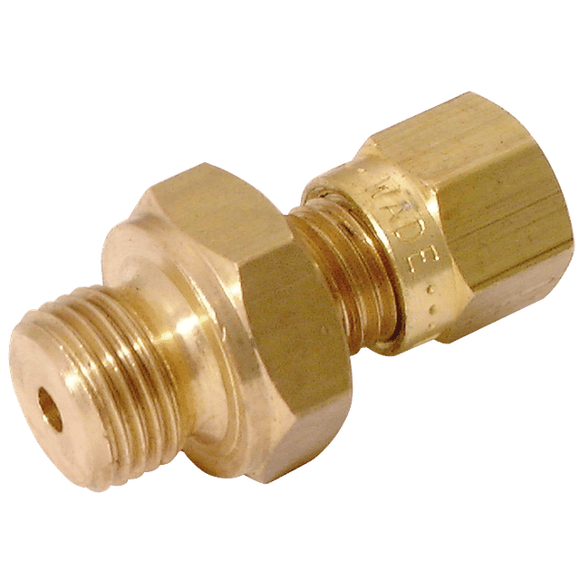 Wade 1/4" BSPP Male X 4MM OD Male Stud Coupling