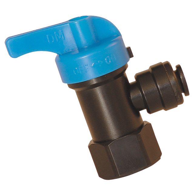 DMfit 3/8" BSPP Plastic Ball Valve Food Grade