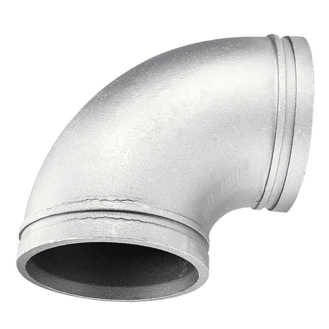 Aircom 90° Elbow Aluminium Elbow with Grooved Ends