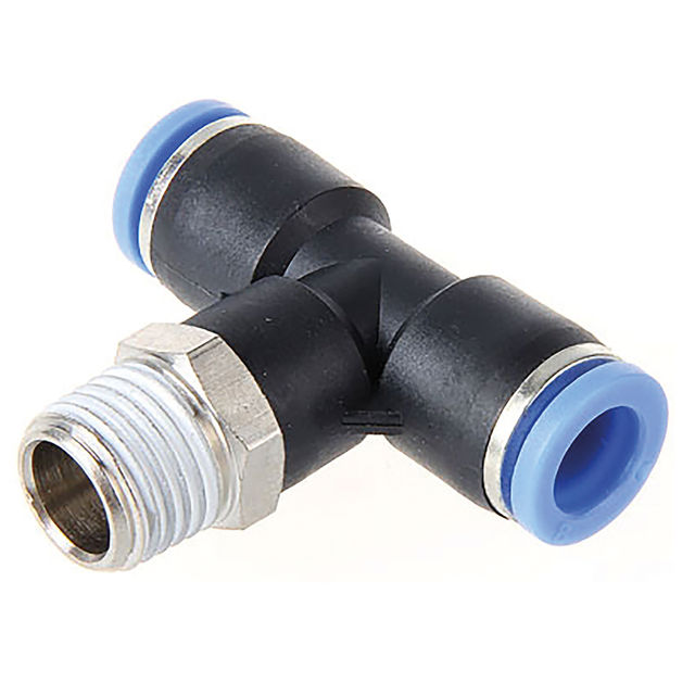 FT Pro 1/4" NPT Male X Mm OD Stud Tee