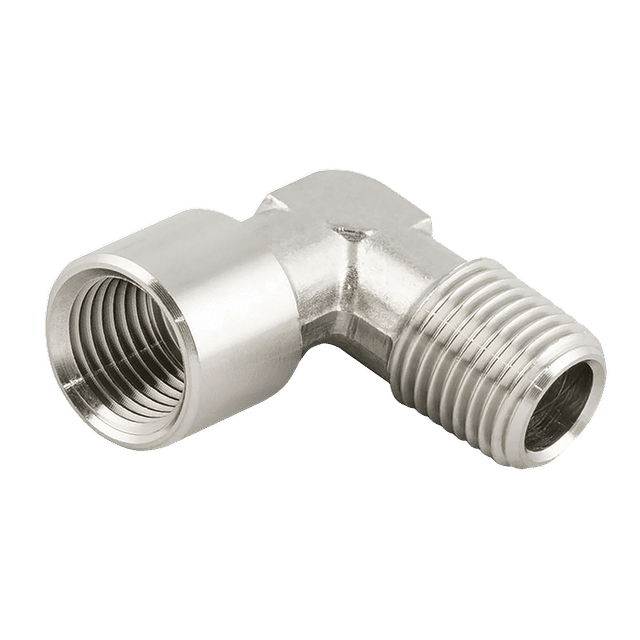 Aignep 1/8" BSPT Male X 1/8" BSPP Female Equal Elbow