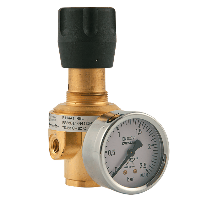 Insert Deal Brass Pressure Reg G1/2" 5-50BAR H/Flow