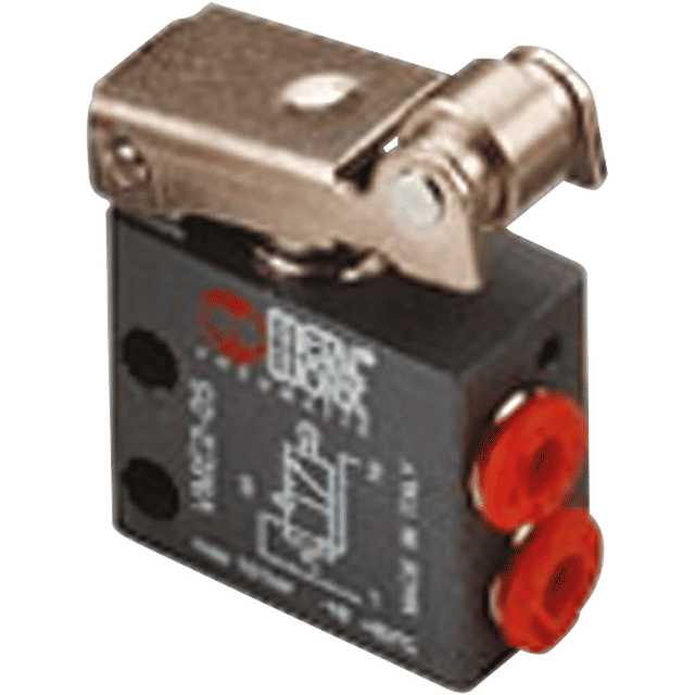 Metal Work VME Roller Valve 4MM Push N/C Side