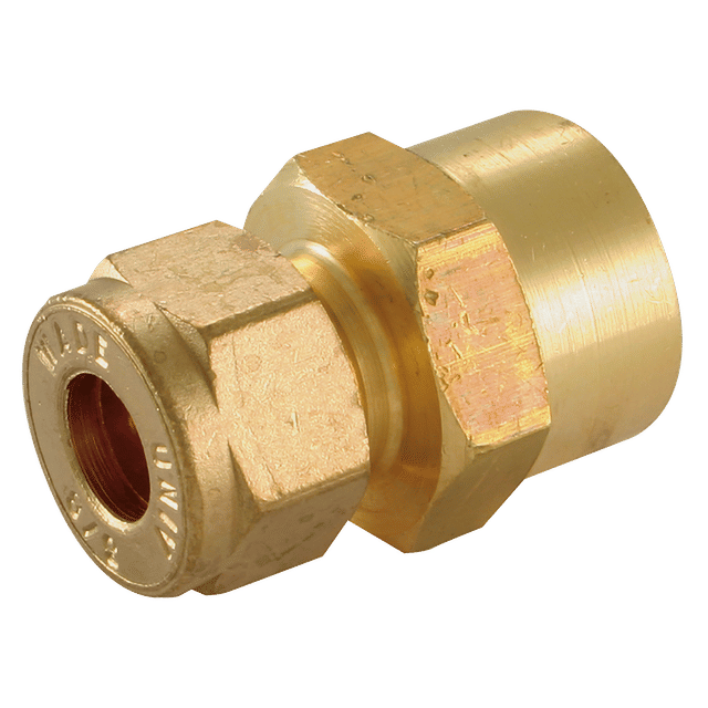 Wade 1/2" NPT and API Female X 3/8" OD Female Stud Coupling