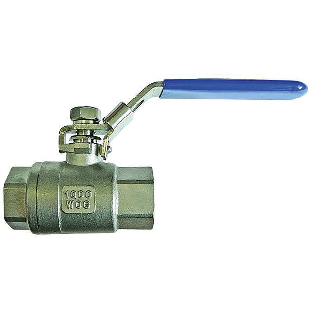 2" BSPP Female Two Piece Lever Ball Valve
