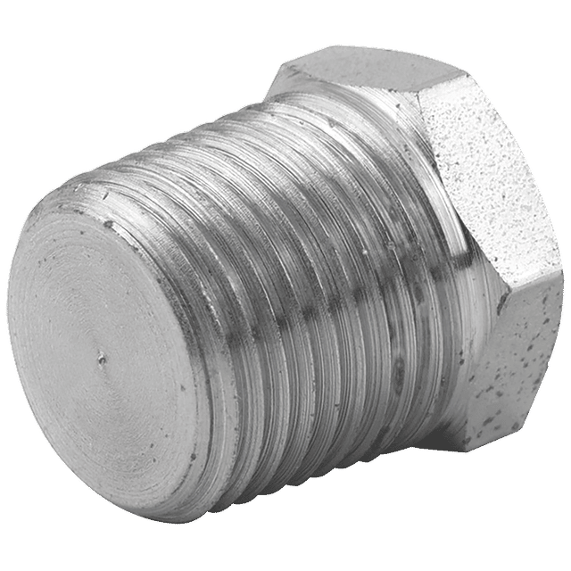 Burnett & Hillman 1/8" NPTF Male Solid Plug Steel