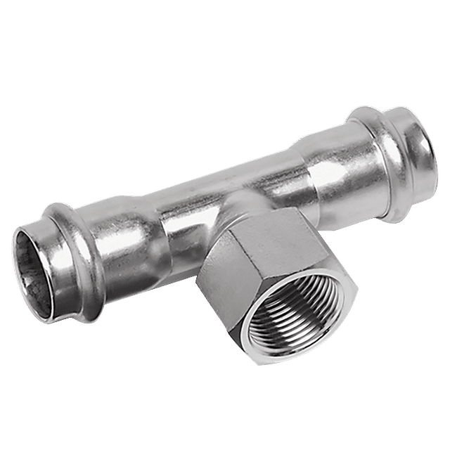 Sanha 54MM X 1/2" S9000 Tee Female X Female BSPT
