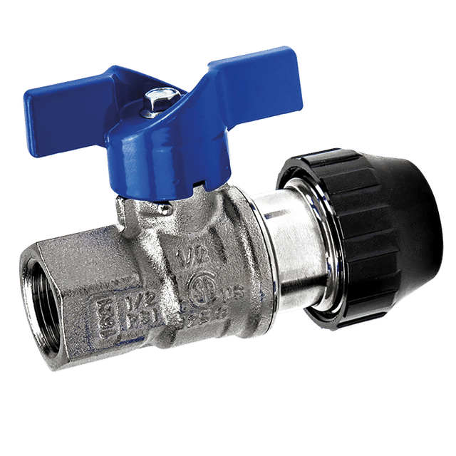 Aircom 1/2 BSPF X 20M NB 1/2" BSPP Brass Ball Valve