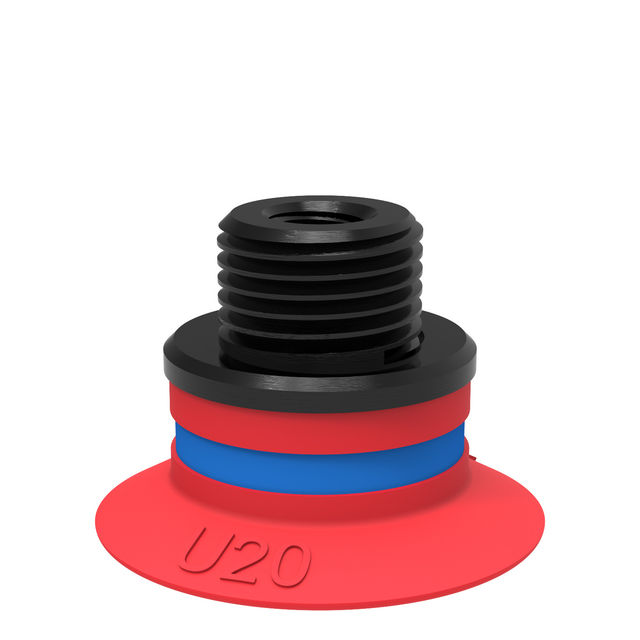 Piab Suction cup U20 Silicone G1/8" male/M5 female