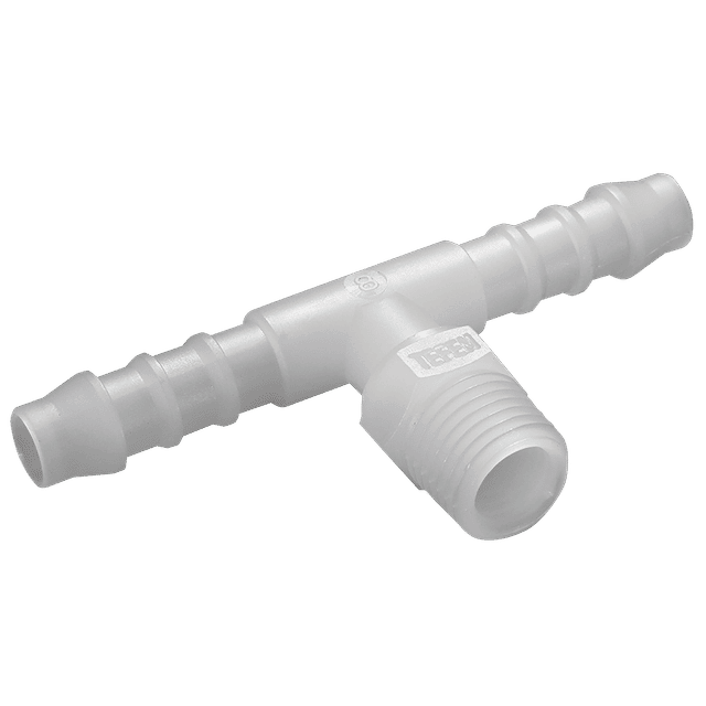 Tefen 1/4" BSPT Male Branch Tee Hose Connector