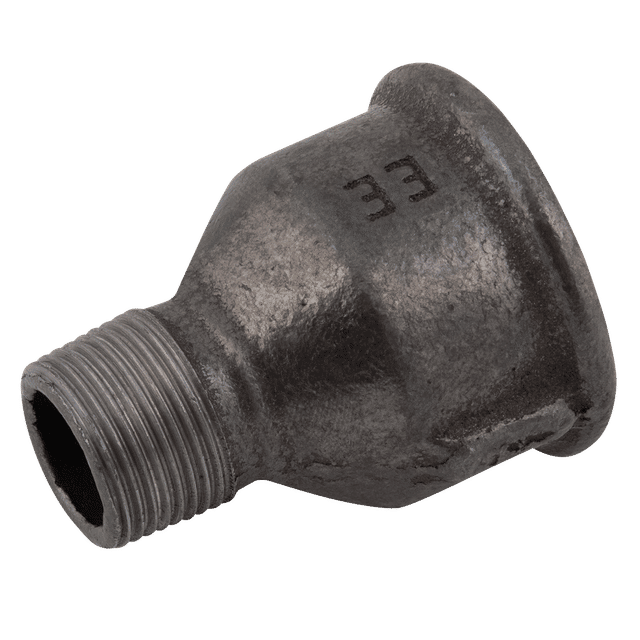 EE Black Female X Male Reducer 1/2" Female X 1/4" Male