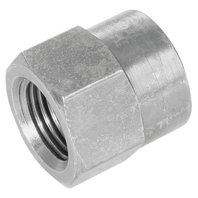Burnett & Hillman 1/4" BSPP Female Crimp Steel Nut