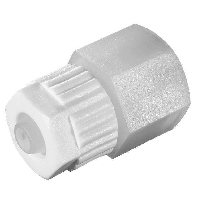 Tefen Female Connector 6 X 1/4 PVDF