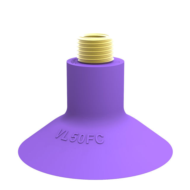 Piab Suction cup VL50FC, G1/4"-G1/8"