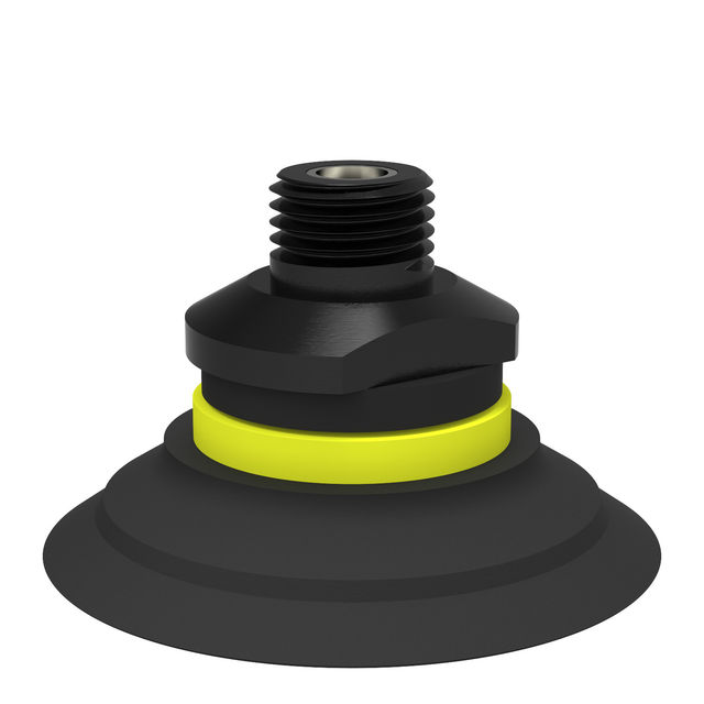 Piab Suction cup F50-2 Nitrile-PVC 1/4" NPT male, mesh filter
