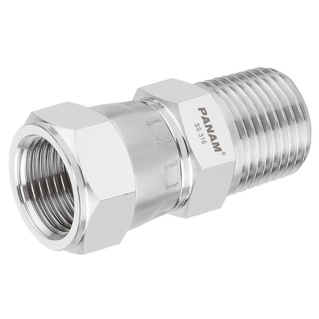 PANAM 3/4" NPT X 1.5/16"-12 UNF Male/Female