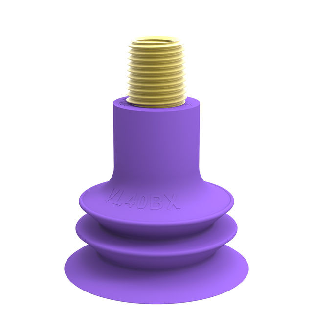 Piab Suction cup VL40BX, 1/4"NPT-1/8"NPSF