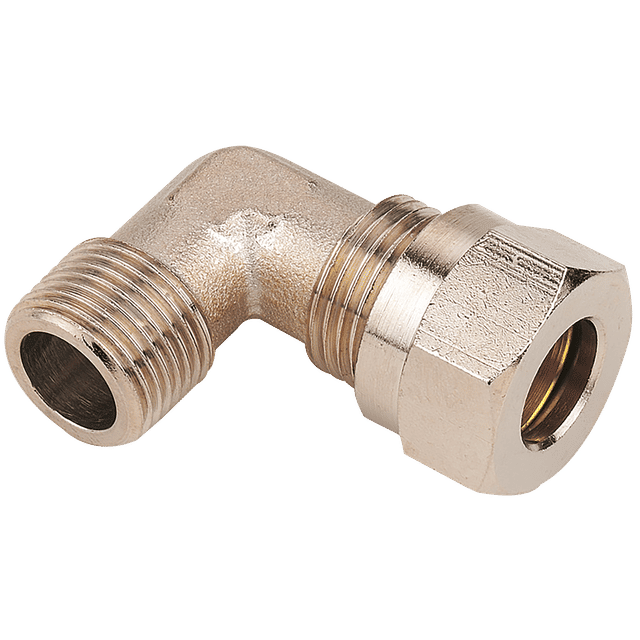 Aignep 1/2" BSPT Male X 18MM OD Male Stud Elbow