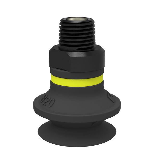 Piab Suction cup B20 Chloroprene G1/8" male, mesh filter, dual flow control valve