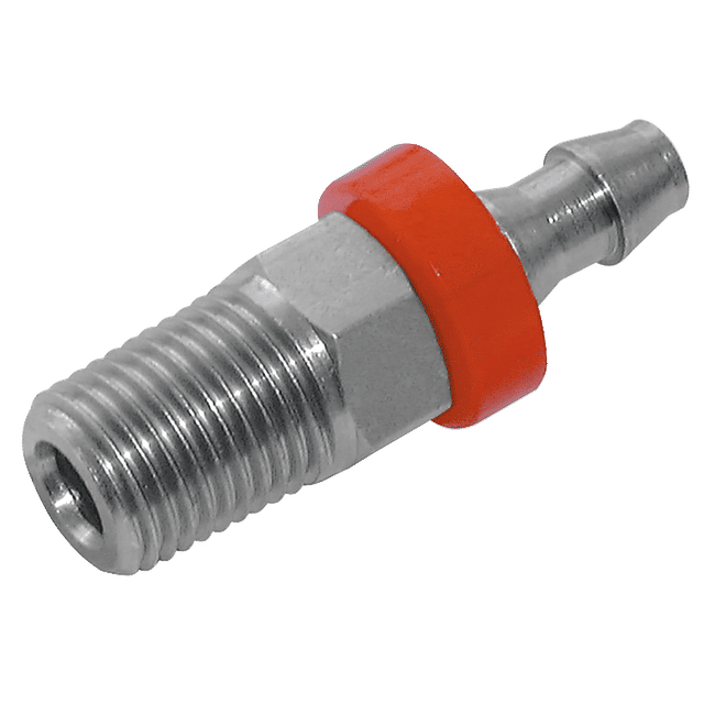 Burnett & Hillman 3/8" BSP Tapered Male Hydraulic Push Style Fitting