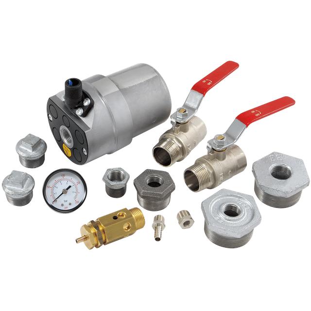 FT Pro Air Receiver Kit Vertical Galvanised 1000LTR