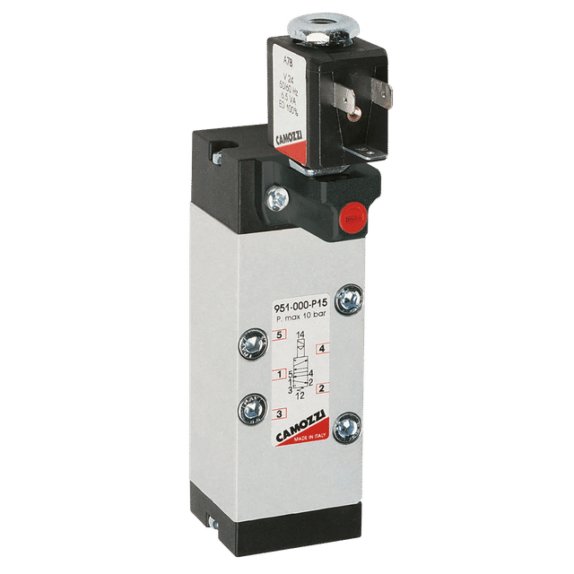 Camozzi 5/2 SIZE3 Single Solenoid S/R Valve Only