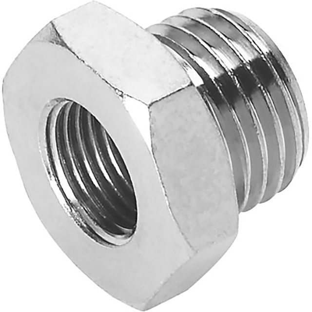 Festo 1/8" BSPP Male X M5 Metric Female Reducing Bush Sold in Multiples Of 10 Only