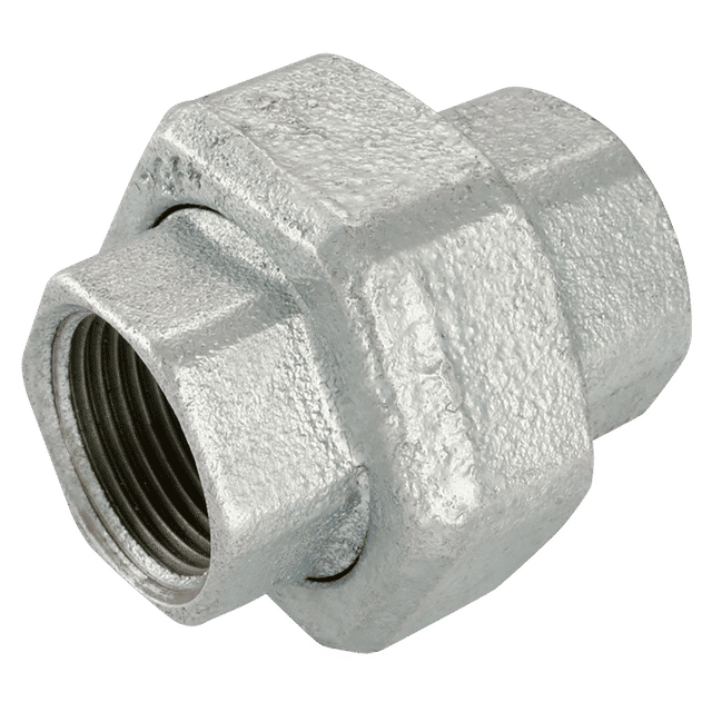 GF 3/4" BSPP Fem/Fem IBS Union Galvanised GF342G