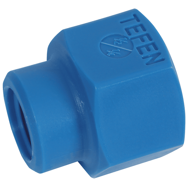 Tefen 1/4" BSPT Female X 3/4" BSPT Female Reducing Socket