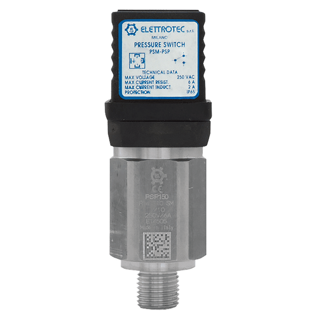 Elettrotec 150BAR Din SPDT AHYS Pressure SW Brass IP65