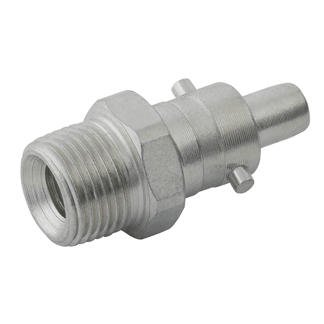 FT Pro 1/4" BSPP Male Twist-Air Plug Halves - Non-Swivel