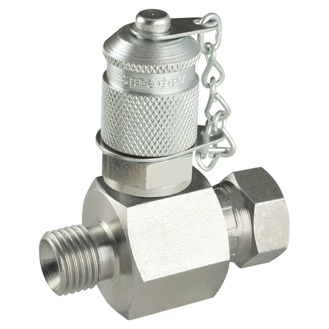 Spradow 1/4" BSP Male In-Line Tee Test Point