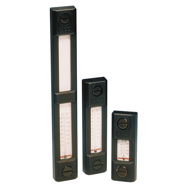 Parker 76MM Centres Fluid Level Gauge with Thermometer