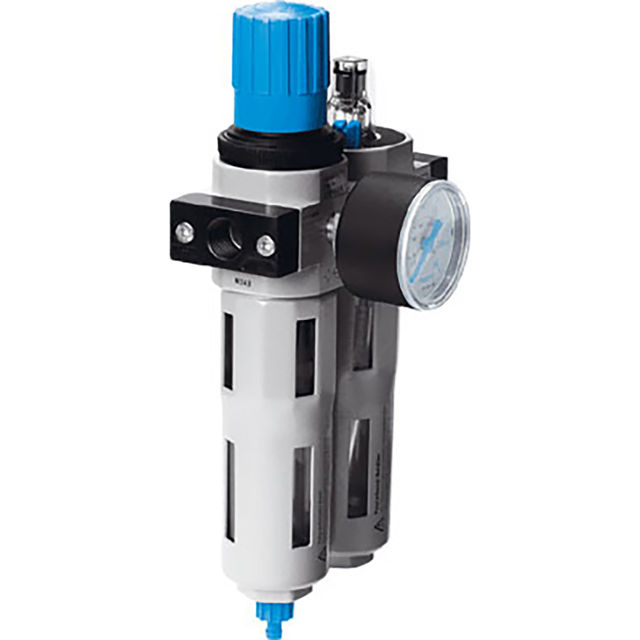Festo 1/8" Service Unit Filter/Regulator/Lubricator Assembly