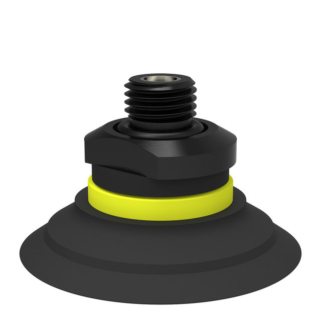 Piab Suction cup F50-2 Nitrile-PVC G3/8" male, mesh filter, dual flow control valve