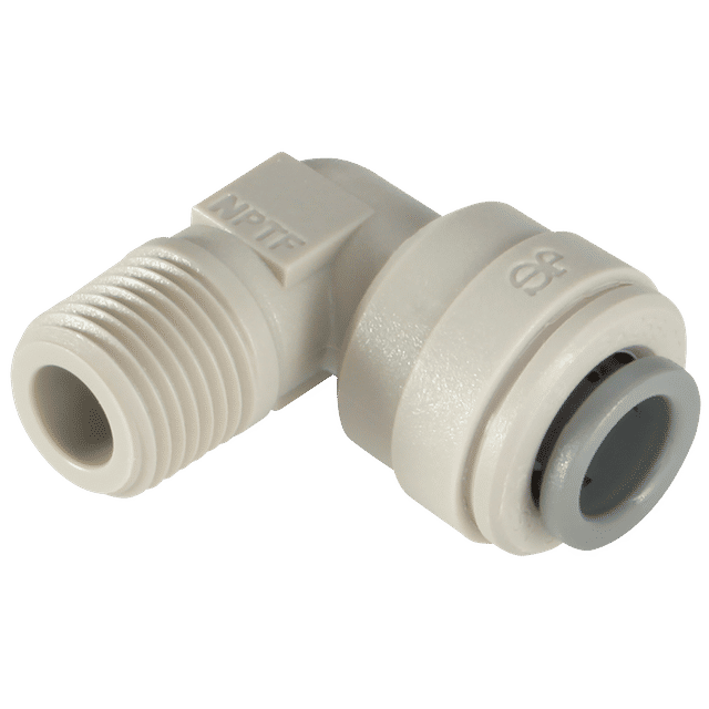 John Guest 5/16"OD Tube X 3/8" NPT Male Elbow