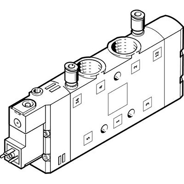Festo CPE24-M1H-5LS-3/8 Solenoid Valve