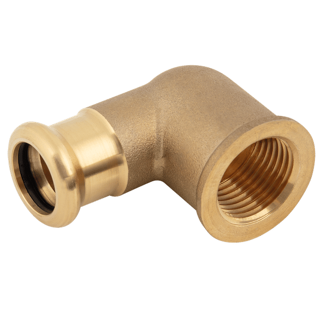 M-Press 15MM X 1/2" Bend 90° Female Copper