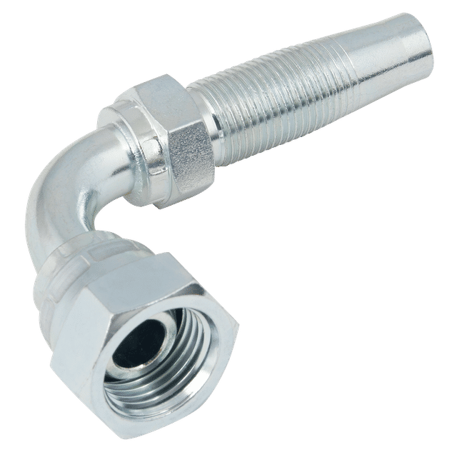 FT Pro 3/4" JIC Female Hydraulic Reusable 90° Elbow 3/8" Hose ID