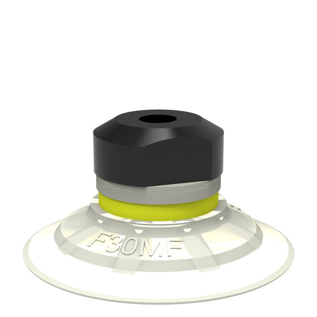Piab Suction cup F30MF Thermoelastic polyurethane M5 female, dual flow control valve