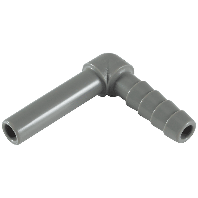 John Guest 3/8" OD Tube X 5/16"ID Hose Barb Elbow