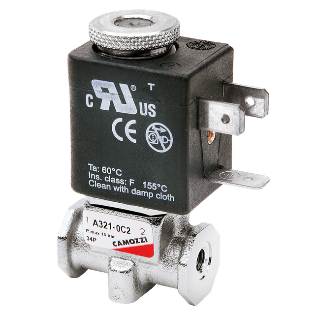 Camozzi 1/8" 3 Way Valve N/C Only